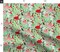 Christmas Pinup 1950S Retro Vintage Snowman Candy Canes Holiday Pin-Up Festive Winter Green Cutouts Custom Printed Fabric by Spoonflower Various Fabrics by the Yard or Fat Quarter